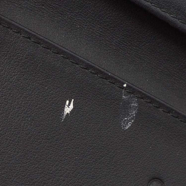 Pre Owned Montblanc Black Leather Business Card Holder