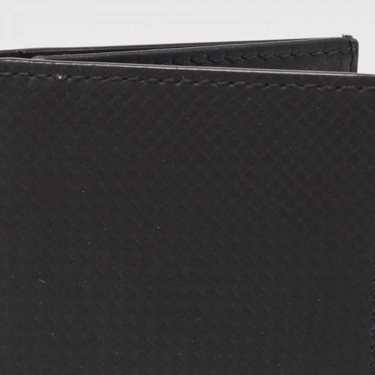 Pre Owned Montblanc Black Leather Business Card Holder
