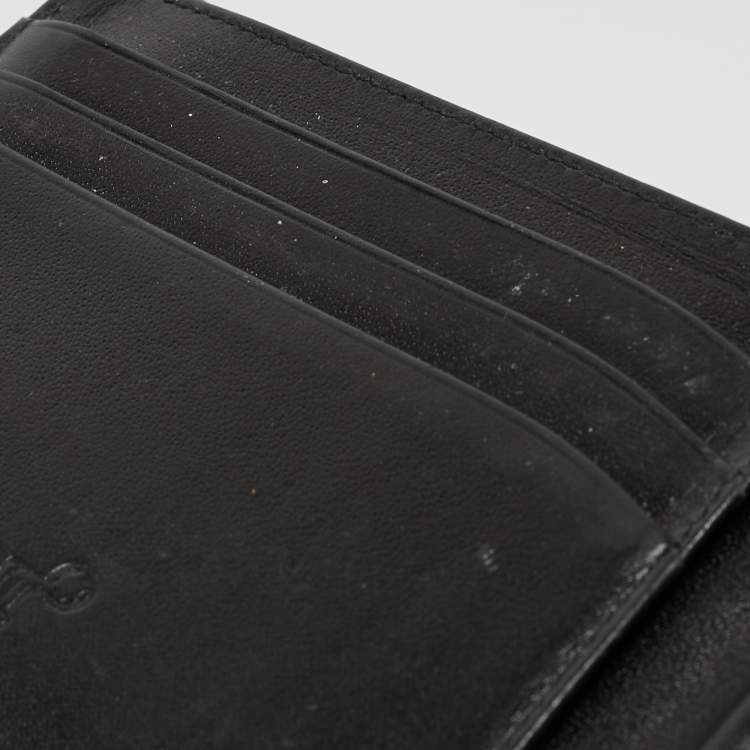 Pre Owned Montblanc Black Leather Meisterstuck Bifold Wallet