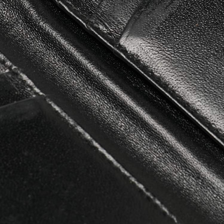Pre Owned Montblanc Black Leather Meisterstuck Bifold Wallet