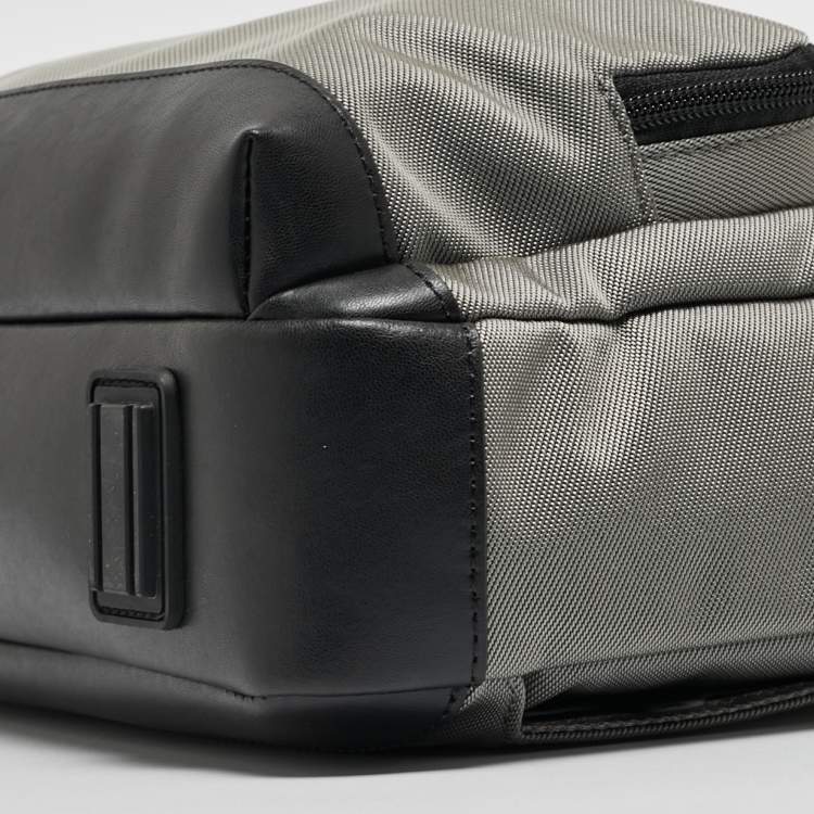 Pre Owned Montblanc Black/Grey Nylon Nightflight Messenger Bag