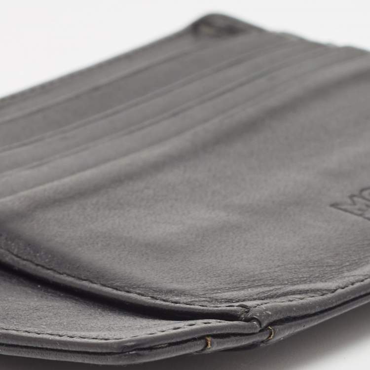 Pre Owned Montblanc Black Leather Urban Spirit Card Holder