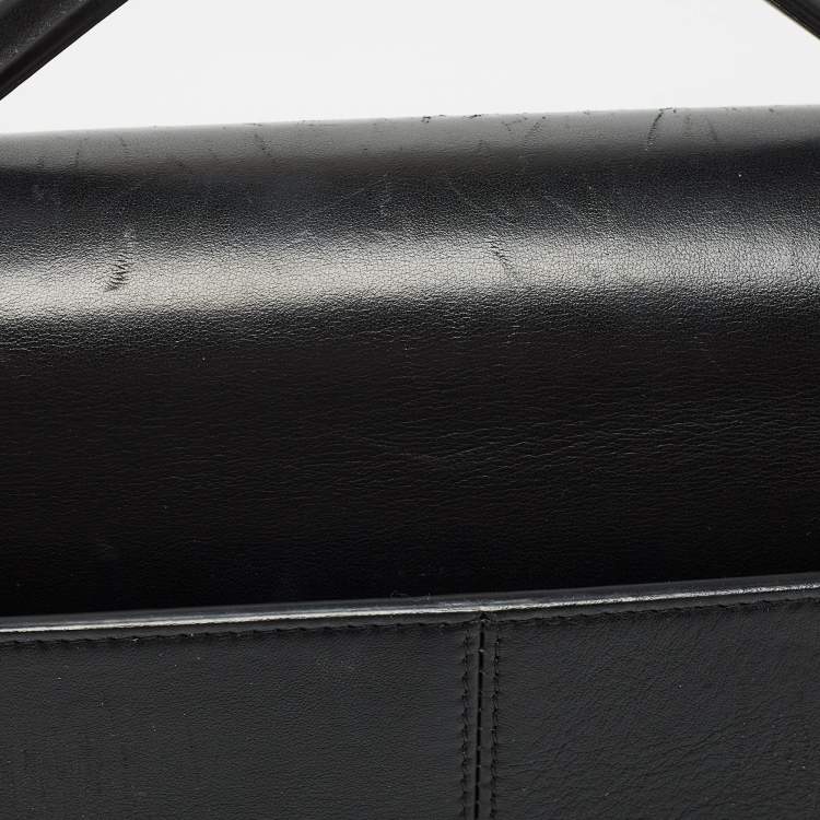 Pre Owned Montblanc Black Leather Meisterstück Urban Briefcase