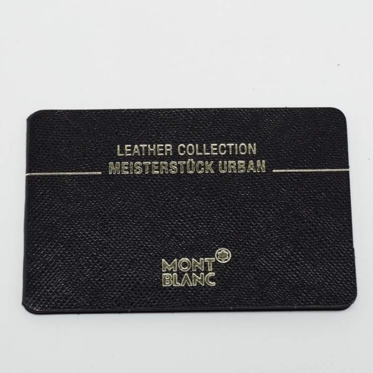 Pre Owned Montblanc Black Leather Meisterstück Urban Briefcase