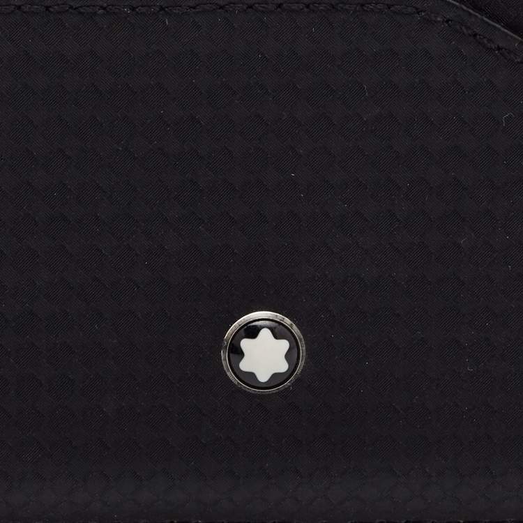 Pre Owned Montblanc Black Leather Meisterstuck Card Holder