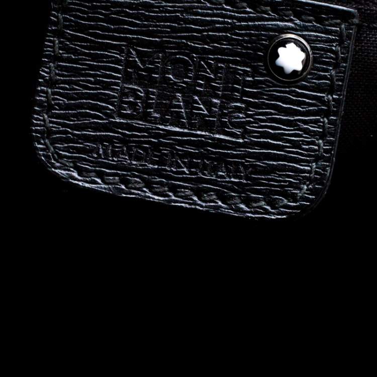 Pre Owned Montblanc Black Nylon Meisterstuck Briefcase