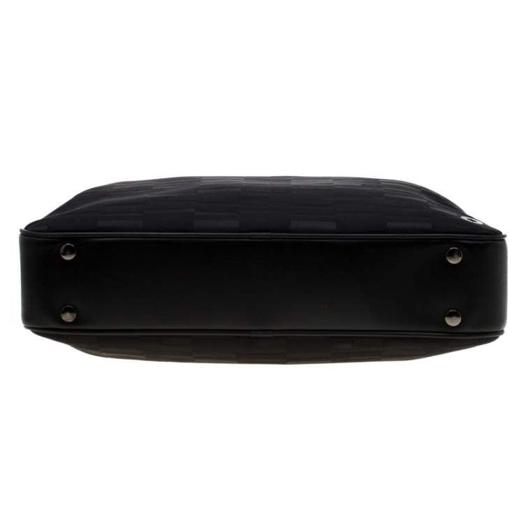 Pre Owned Montblanc Black Nylon Meisterstuck Briefcase
