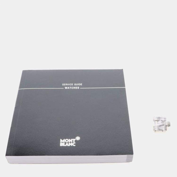 Pre Owned Montblanc Star 108761 Quartz Silver Stainless Steel Men's Wristwatch 39 mm