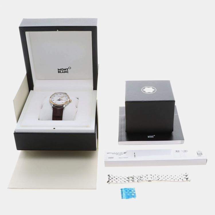 Pre Owned Montblanc Star Legacy  117580 Automatic Rose Gold Stainless Steel Men's Wristwatch 42 mm