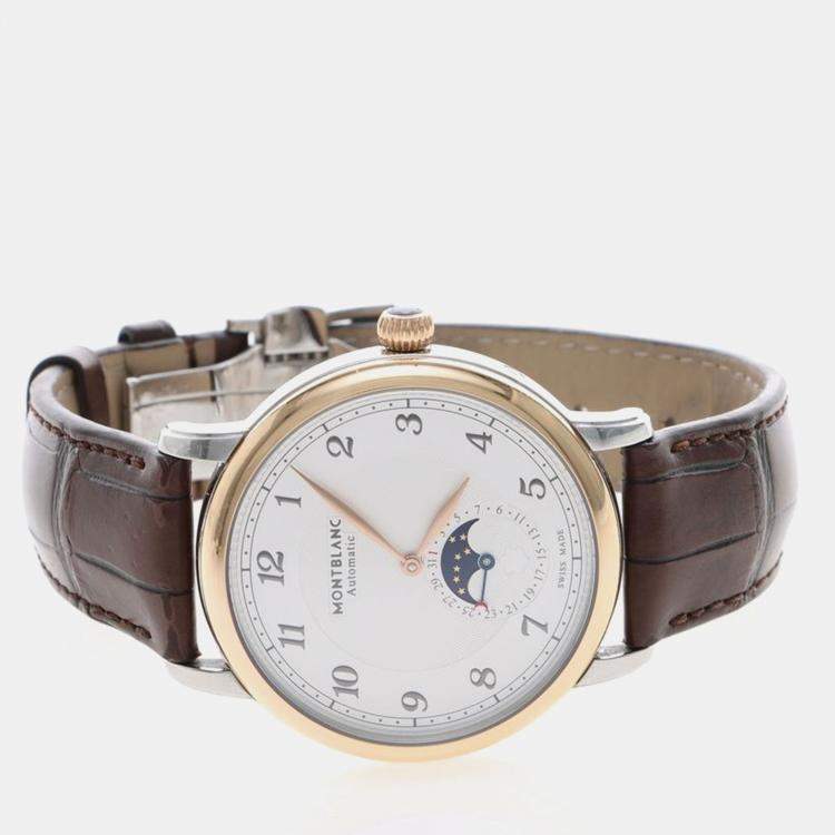 Pre Owned Montblanc Star Legacy  117580 Automatic Rose Gold Stainless Steel Men's Wristwatch 42 mm