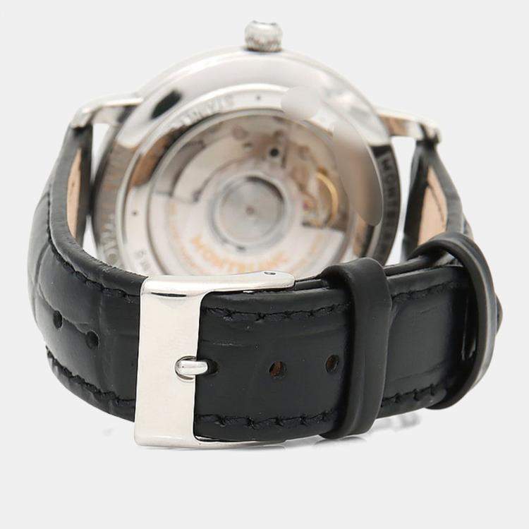 Pre Owned Montblanc Star Legacy Automatic Stainless Steel Men's Wristwatch 39 mm