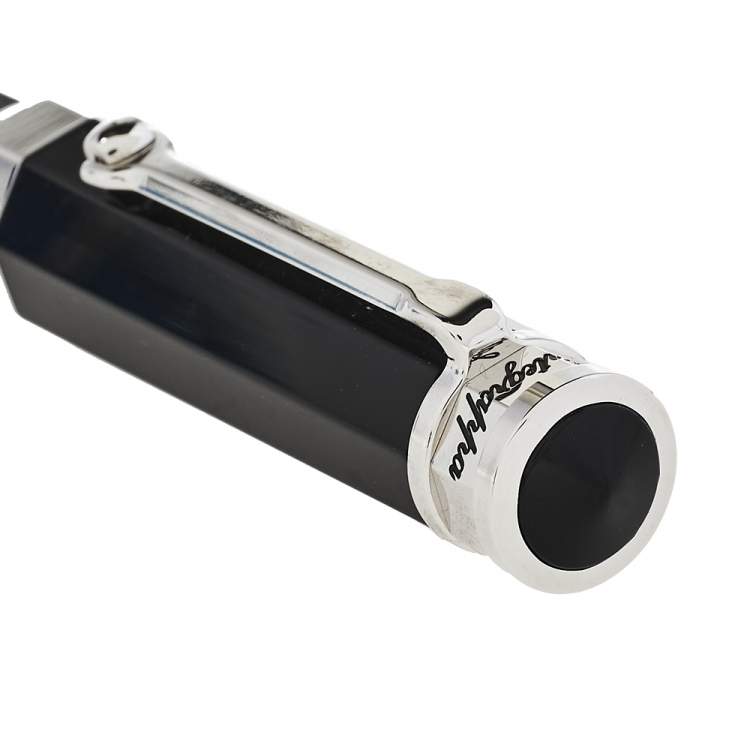 Pre Owned Montegrappa NeroUno Grande Black Resin Ballpoint Pen