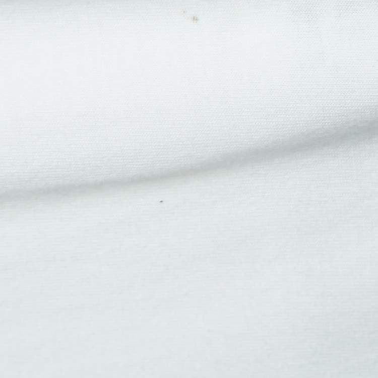 Pre Owned Moschino Couture White Cotton Teddy Bear Print T-Shirt 2XL