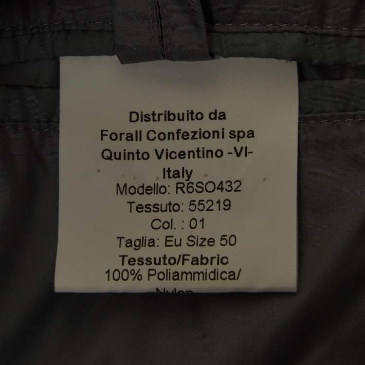 Pre Owned Moschino Couture Multicolor Beverage Cans Print Nylon Bomber Jacket L
