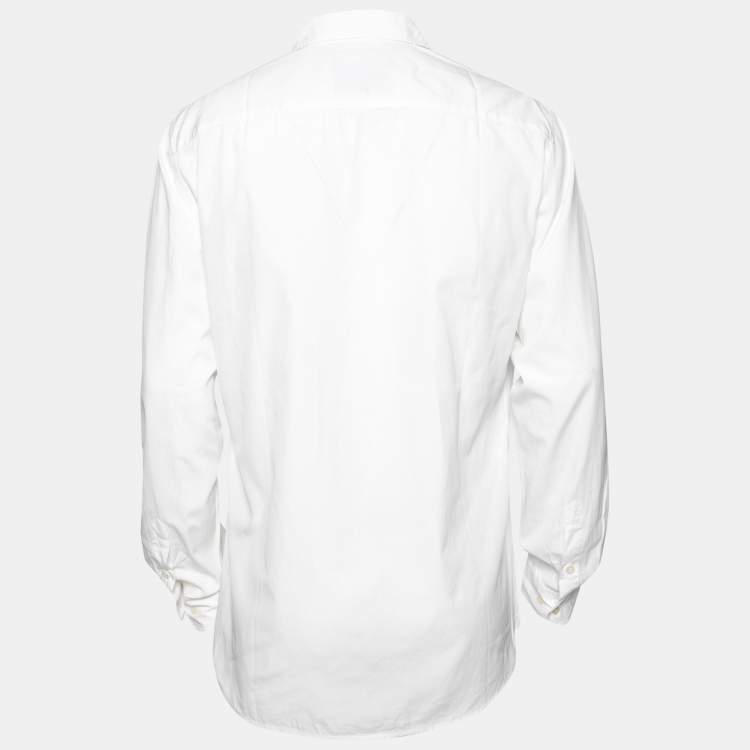 Boutique Moschino spot-print long-sleeve shirt - White