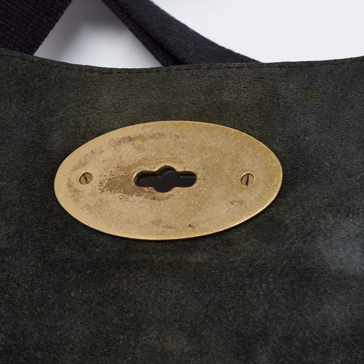 Pre Owned Mulberry Black Leather Antony Messenger Bag