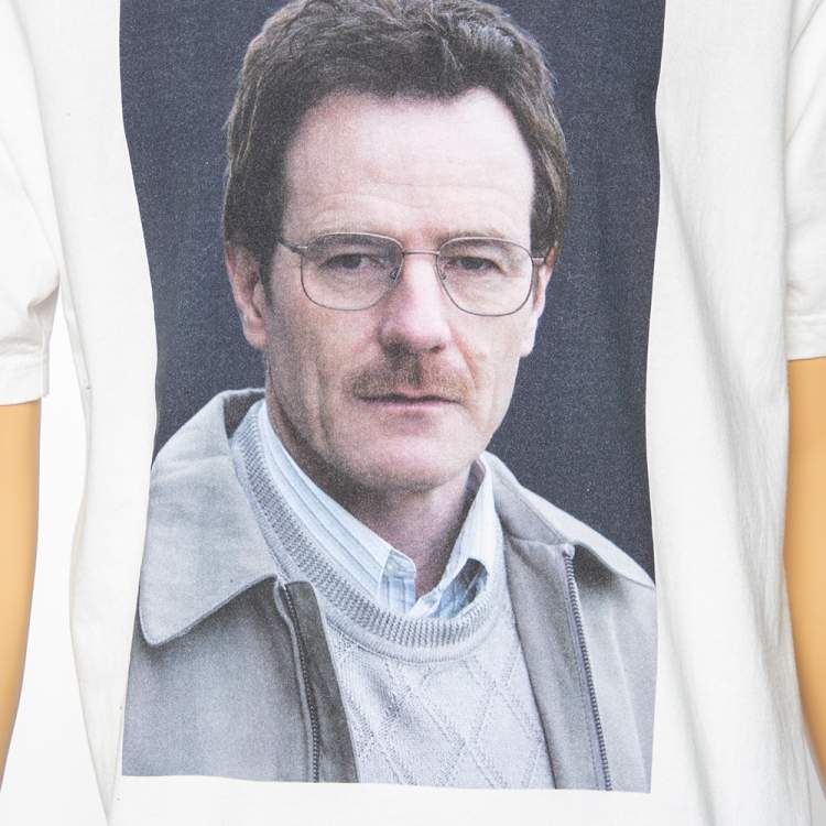 مملوكة مسبقًا  NEIGHBORHOOD X Breaking Bad White Cotton Mr. White Printed T-Shirt L