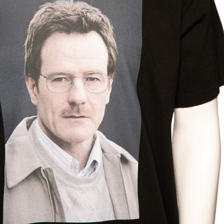 Pre Owned  NEIGHBORHOOD X Breaking Bad Black Cotton Mr. White Printed T-Shirt L