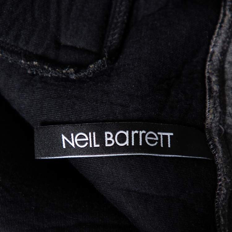 Pre Owned Neil Barrett Tricolor Neoprene Shorts S