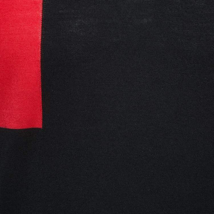 مملوكة مسبقًا Neil Barrett Black Knit Crew Neck Pullover M