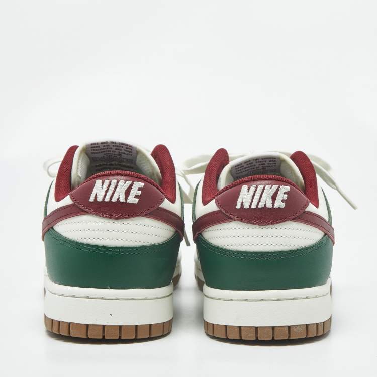 Pre Owned Nike Dunk Gorge Green Size 45 Multicolor Leather Low Top Sneakers