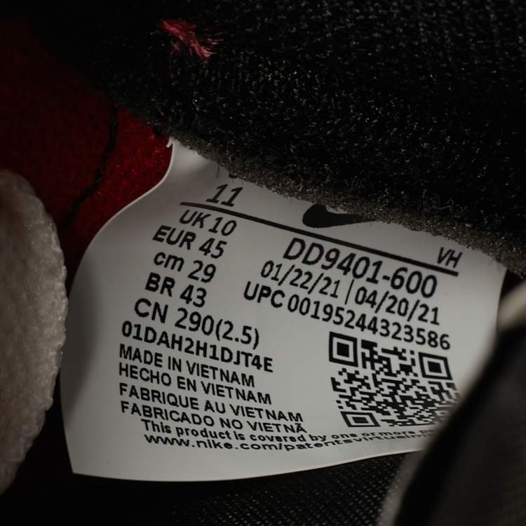 مملوكة مسبقًا Nike Dunk Hi Size 45 Black Leather and Nubuck Leather Mid Top Sneakers