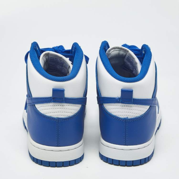 مملوكة مسبقًا Nike Dunk Game Royal Size 43 Blue/White Leather High Top Sneakers
