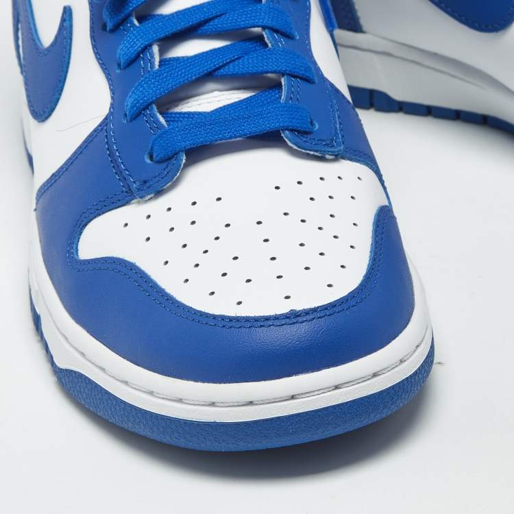مملوكة مسبقًا Nike Dunk Game Royal Size 43 Blue/White Leather High Top Sneakers