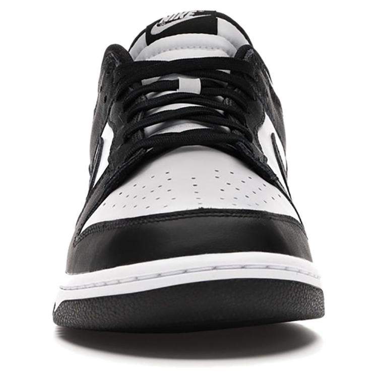 Pre Owned Nike Dunk Low White/Black Sneakers US 5.5Y EU 38