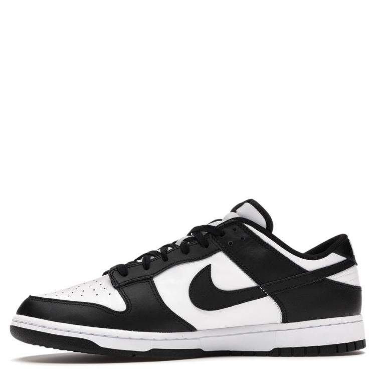 nike dunk black white 38