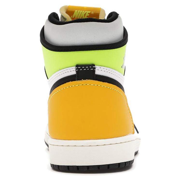 Pre Owned Nike Jordan 1 Volt Gold Sneakers US 10 EU 44