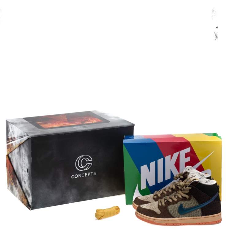 Pre Owned Concepts x Nike SB Dunk High TurDUNKen Sneakers Size 41