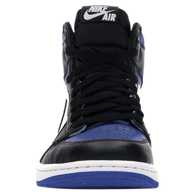 Pre Owned Nike  Jordan 1 High Royal Toe Sneakers Size EU 44 US 10