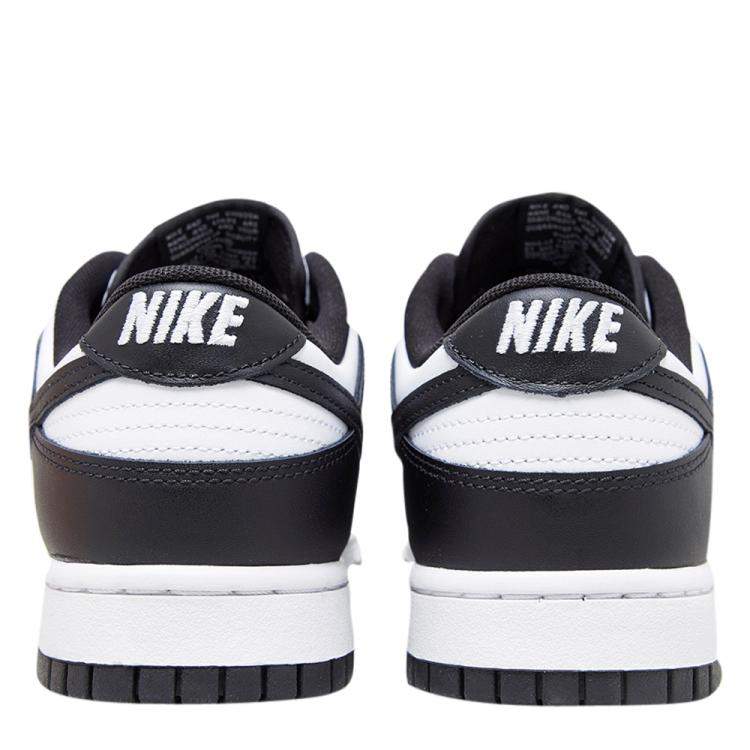 dunk low black white 46