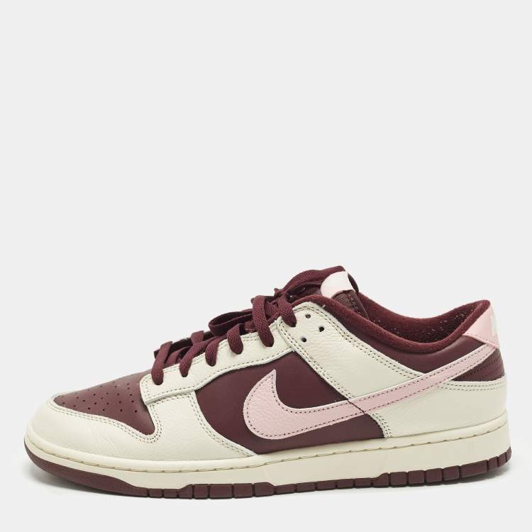 Pre Owned Nike Dunk Retro PRM Valentine's Day Size 46 Multicolor Leather Low Top Sneakers