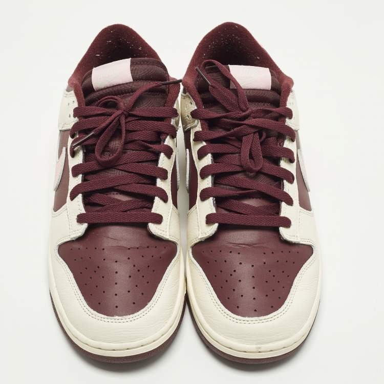 Pre Owned Nike Dunk Retro PRM Valentine's Day Size 46 Multicolor Leather Low Top Sneakers