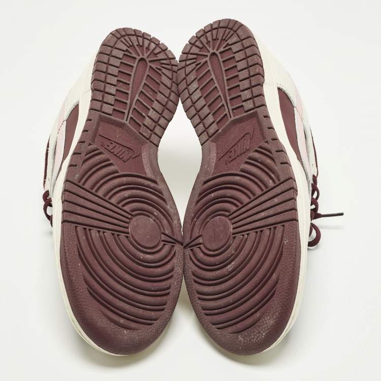 Pre Owned Nike Dunk Retro PRM Valentine's Day Size 46 Multicolor Leather Low Top Sneakers