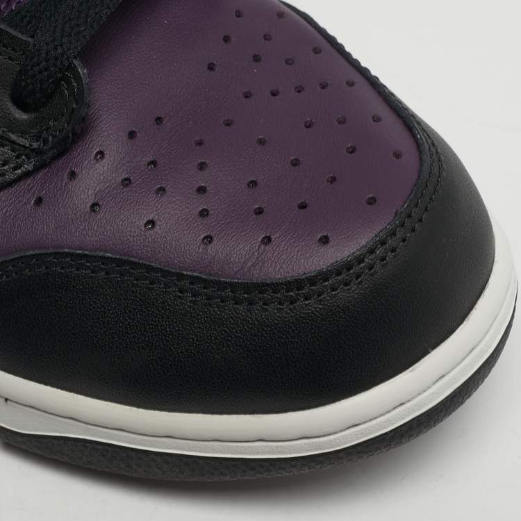 مملوكة مسبقًا Nike Dunk High Size 45 Purple/Black Leather High Top Sneakers