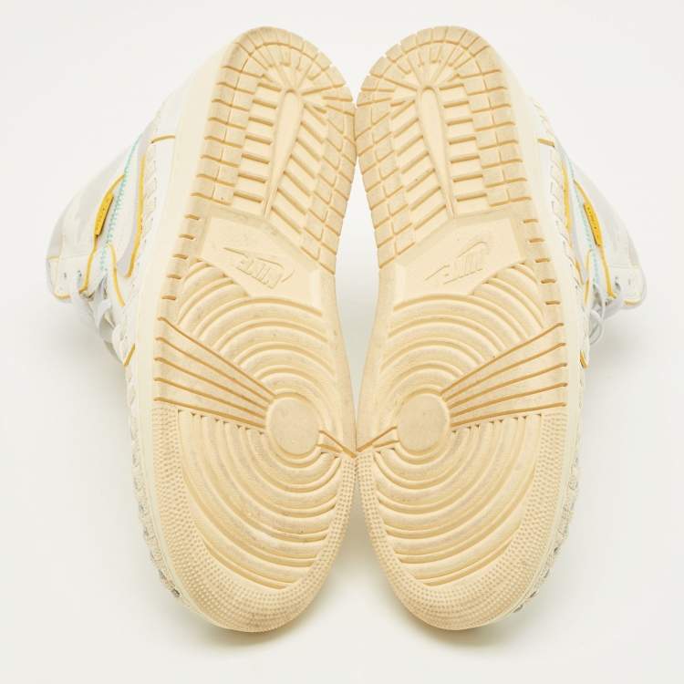 Pre Owned Air Jordans Jordan 1 Retro OG SP Union LA Bephies Beauty Supply Summer of ‘96 Size 45.5 Multicolor Leather High Top Sneakers