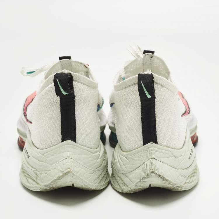 Pre Owned Nike Air Zoom Alpha Size 44.5 White Mesh Next% Watermelon Low Top Sneakers