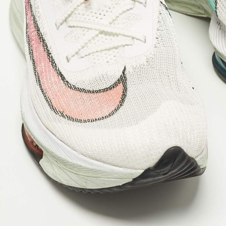 Pre Owned Nike Air Zoom Alpha Size 44.5 White Mesh Next% Watermelon Low Top Sneakers
