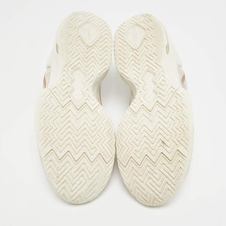 Pre Owned Nike Air Max 1 Size 42.5 Beige Mesh and Net Impact 4 Phantom Lace Up Sneakers