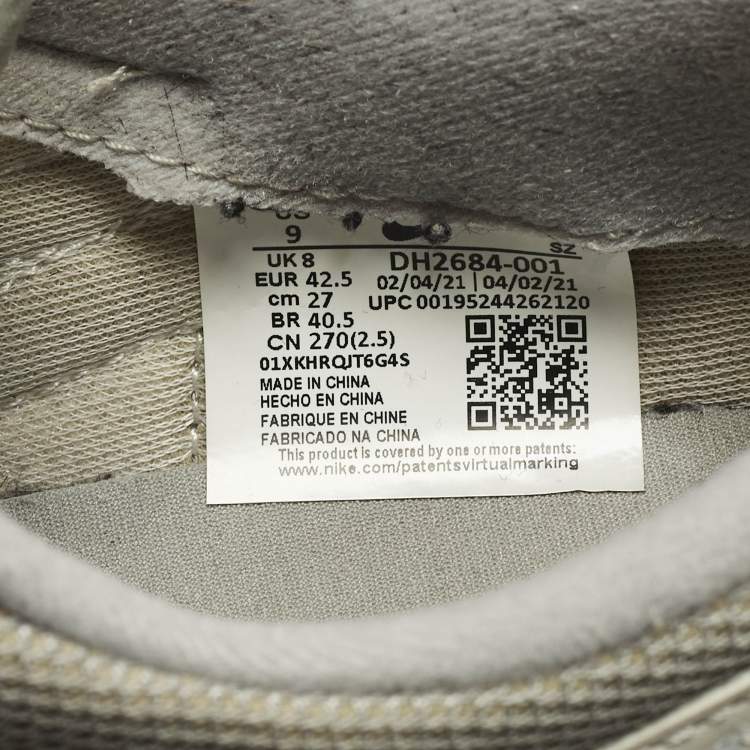 Pre Owned حذاء رياضي نايكي x ساكاي متعدد الألوان جلد وشبك أل دي وفل مقاس 42.5