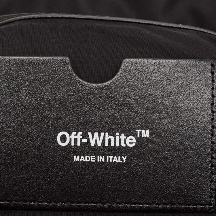 Pre Owned Off-White Black Nylon Hard Core Tote