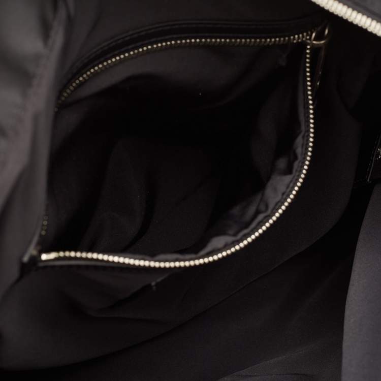 Pre Owned Off-White Black Nylon Hard Core Tote