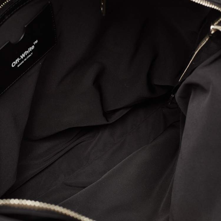 Pre Owned Off-White Black Nylon Hard Core Tote
