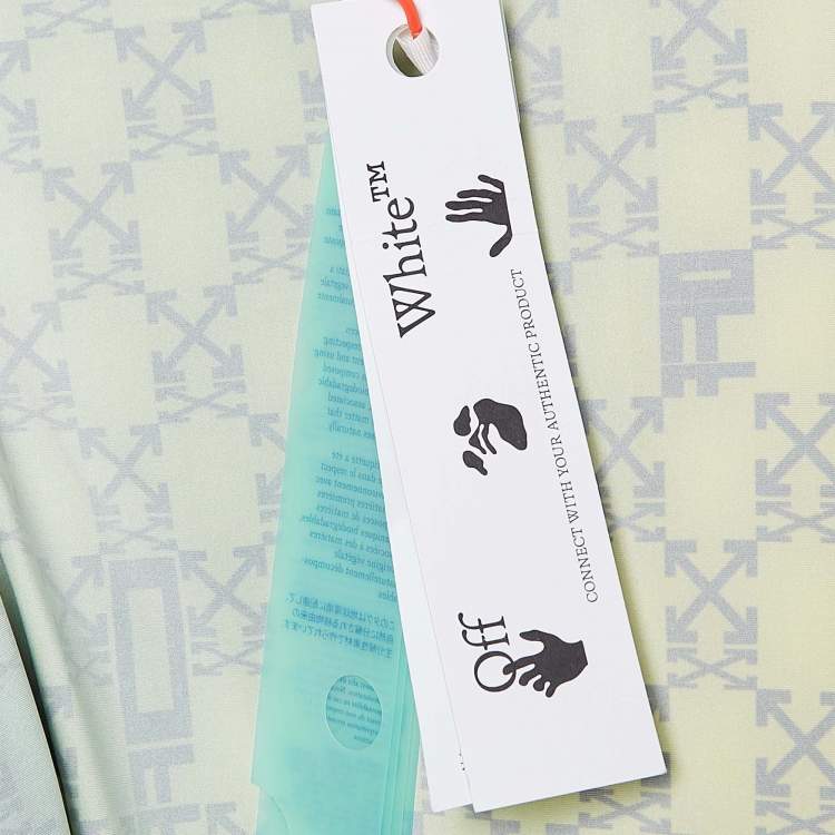 Pre Owned Off-White Multicolor Monogram Jersey Athletic T-Shirt L