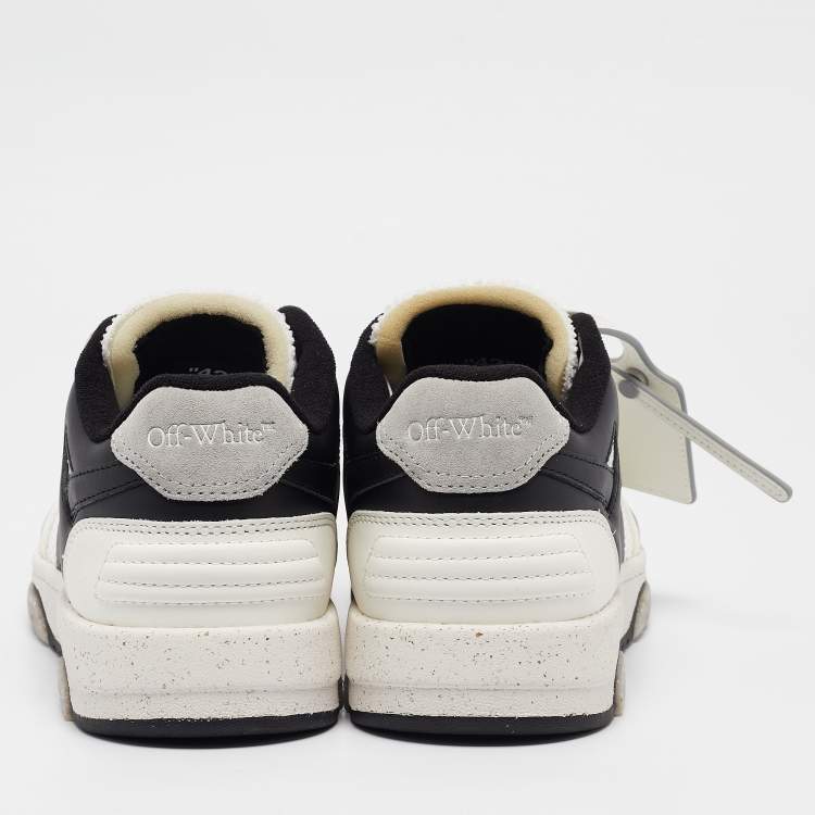 Pre Owned Off-White Multicolor Leather and Mesh Out Of Office Sneakers Size 42