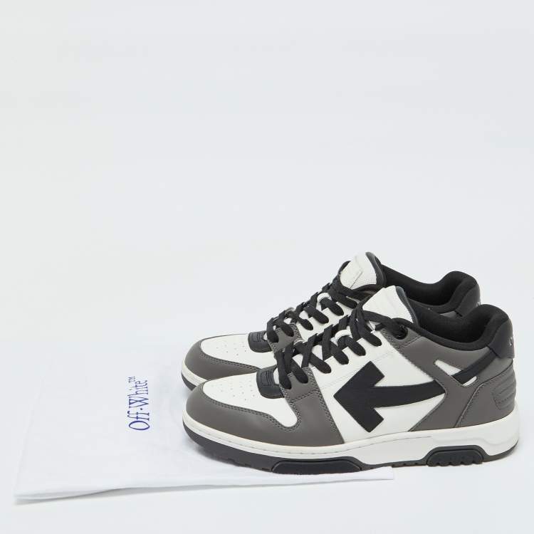 Pre Owned Off-White Tri-Color Leather Out Of Office Sneakers Size 44