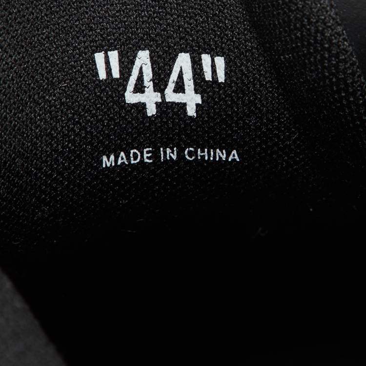 Pre Owned Off-White Tri-Color Leather Out Of Office Sneakers Size 44